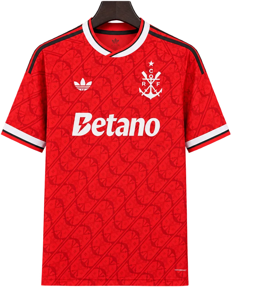 Flamengo Retro-Trikot 2026 Ausweich – Vorderseite