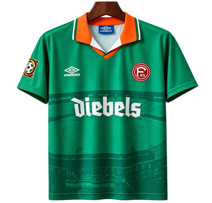 Fortuna Düsseldorf Retro-Trikot 1996/97 Auswärts – Vorderseite