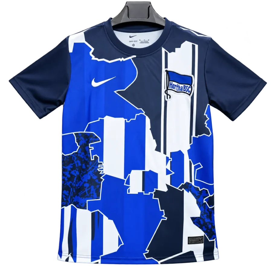 Hertha BSC Retro-Trikot 2025/26 Training – Vorderseite