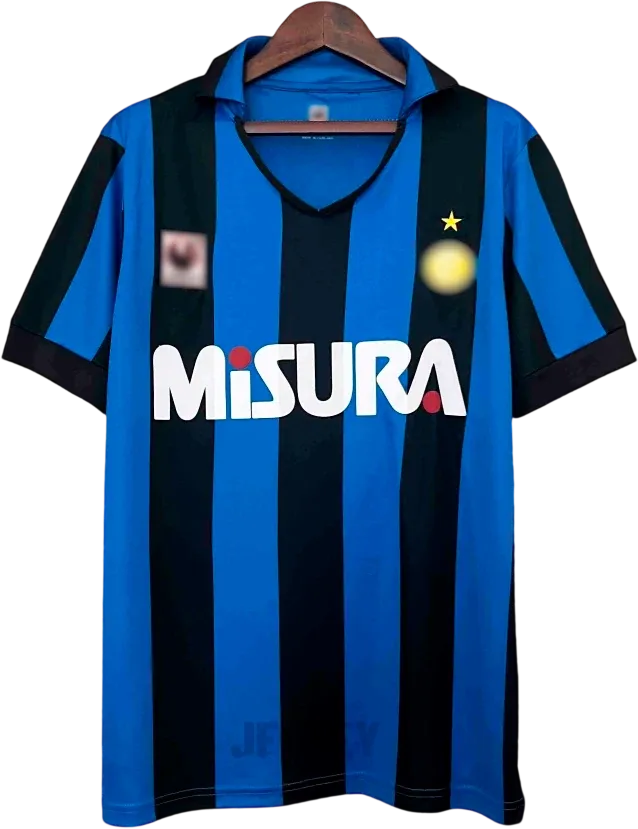 Inter Mailand Retro-Trikot 1990/91 Heim – Vorderseite