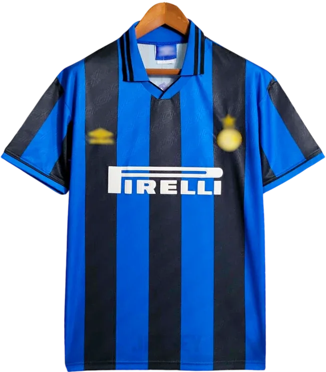 Inter Mailand Retro-Trikot 1995/96 Heim – Vorderseite