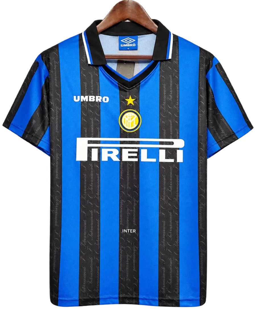 Inter Mailand Retro-Trikot 1997/98 Heim – Vorderseite
