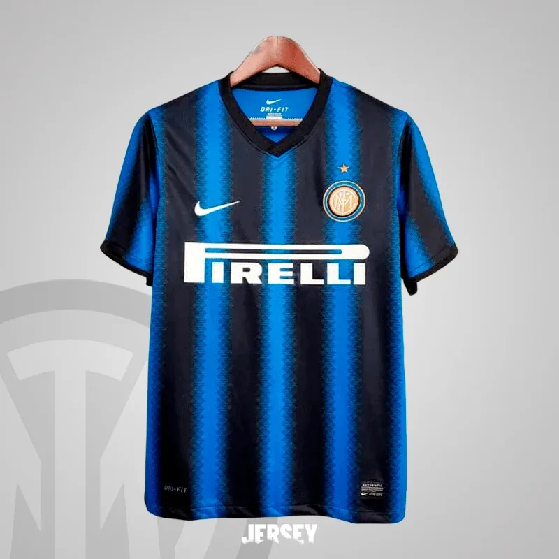 Inter Mailand Retro-Trikot 2010/11 Heim – Vorderseite
