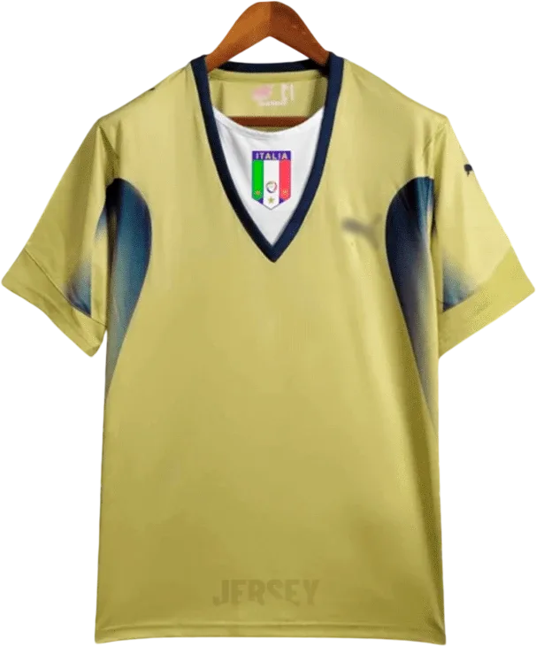 Italien Retro-Trikot 2006 Torwart Heim – Vorderseite