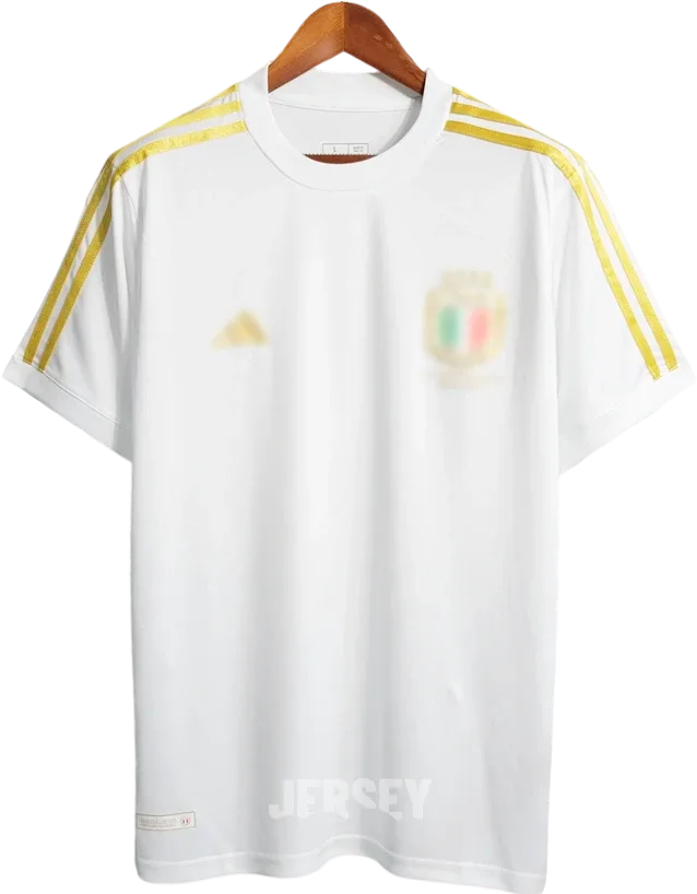 Italien Retro-Trikot 2023 Heim 125 Jahre – Vorderseite