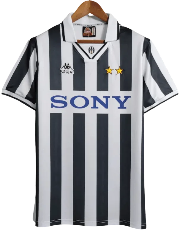 Juventus Turin Retro-Trikot 1996/97 Heim – Vorderseite