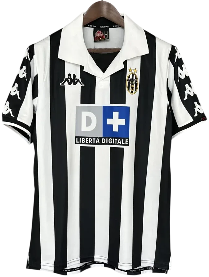 Juventus Turin Retro-Trikot 1999/00 Heim – Vorderseite