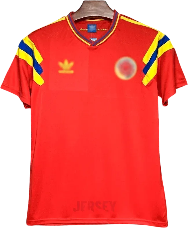 Kolumbien Retro-Trikot 1990 Auswärts – Vorderseite