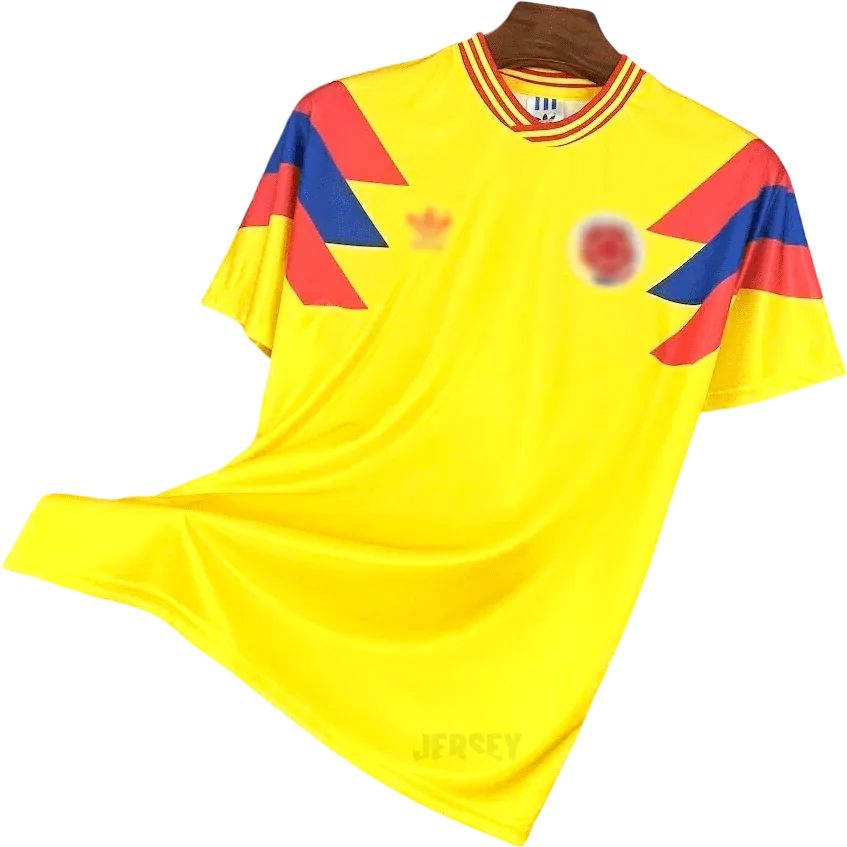 Kolumbien Retro-Trikot 1990 Heim – Vorderseite