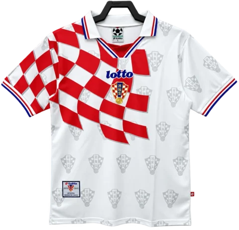 Kroatien Retro-Trikot 1998 Heim