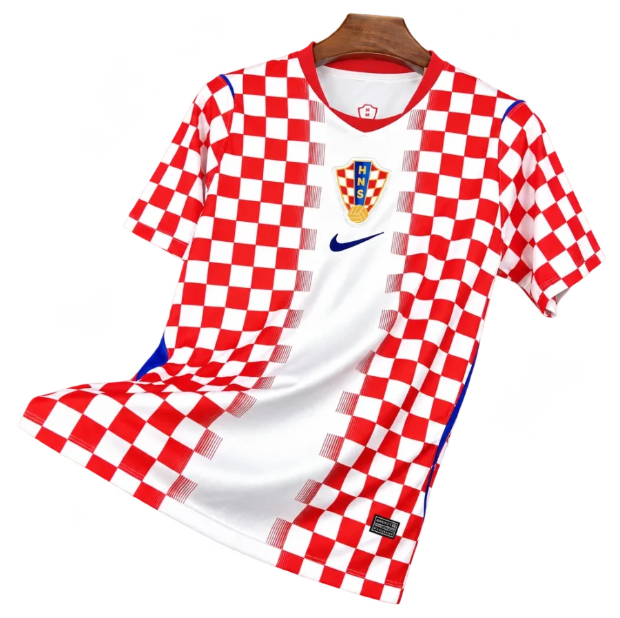 Kroatien Retro-Trikot 2026 Heim Nike – Vorderseite