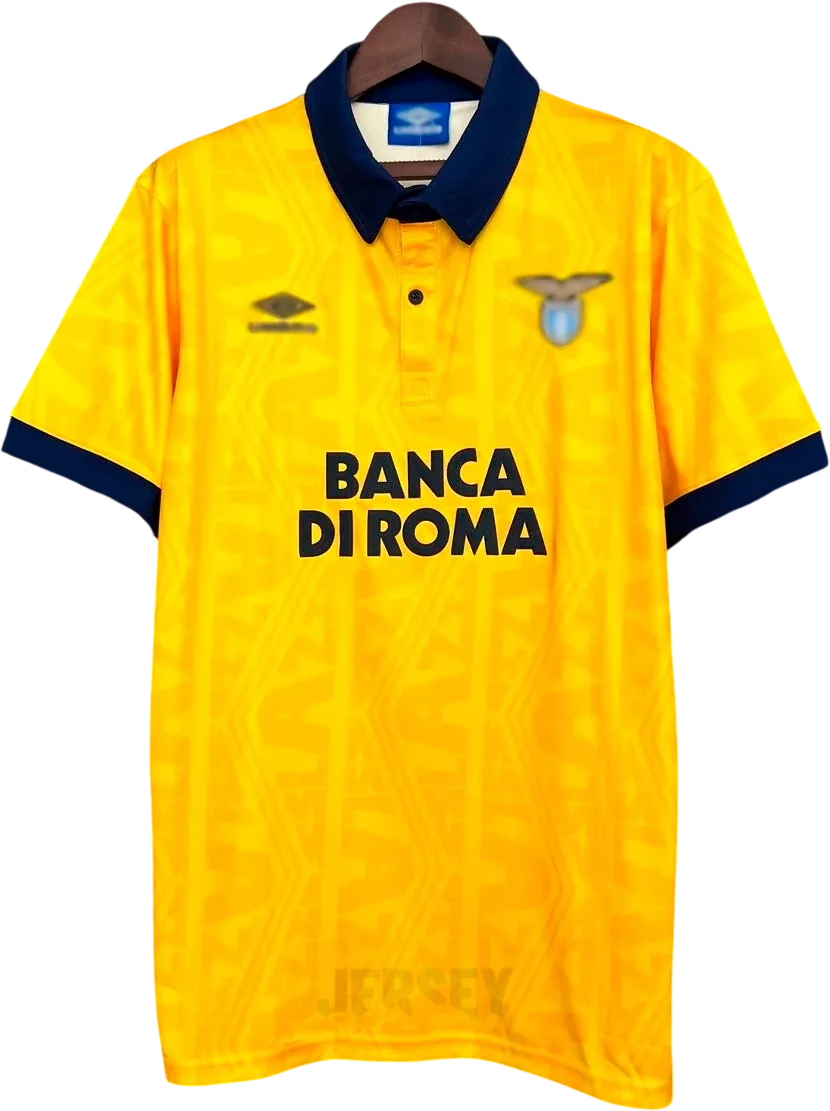 Lazio Rom Retro-Trikot 1992–94 Auswärts – Vorderseite