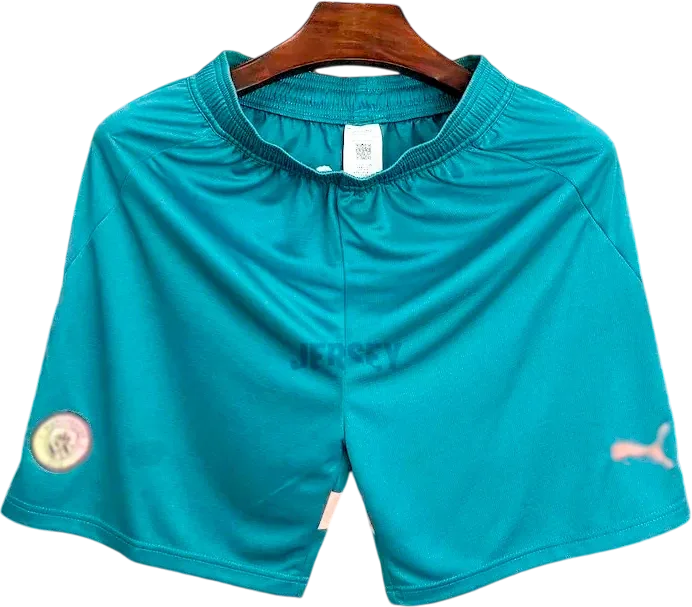 Manchester City Retro-Shorts 2024/25 Viertes Trikot – Vorderseite