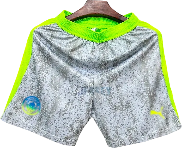 Manchester City Retro-Shorts 2025/26 Ausweich – Vorderseite