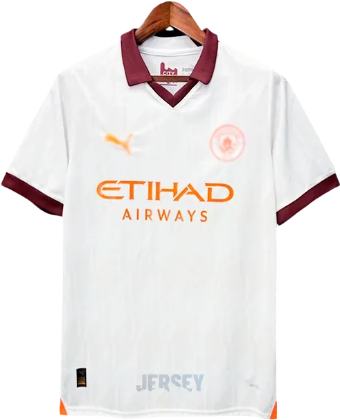 Manchester City Retro-Trikot 2023/24 Auswärts – Vorderseite