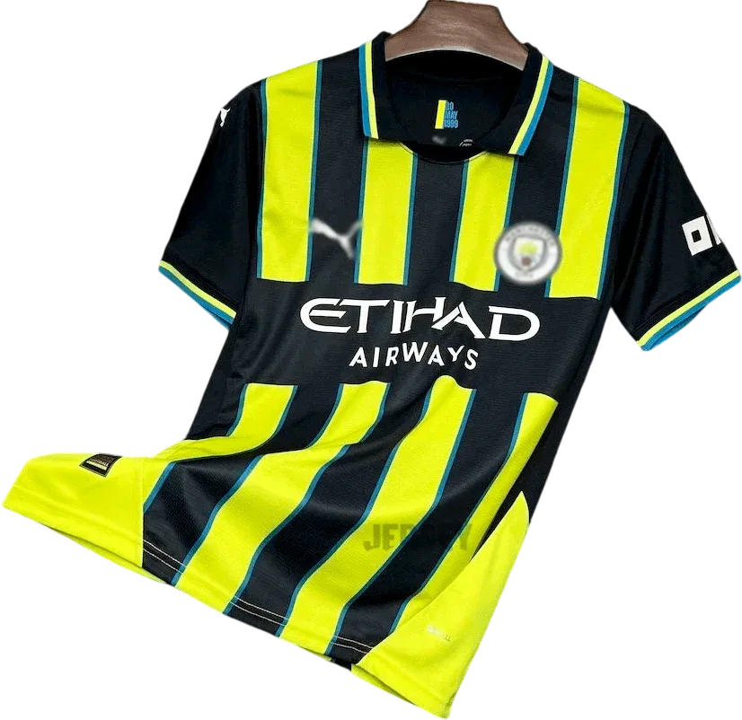 Manchester City Retro-Trikot 2024/25 Auswärts – Vorderseite