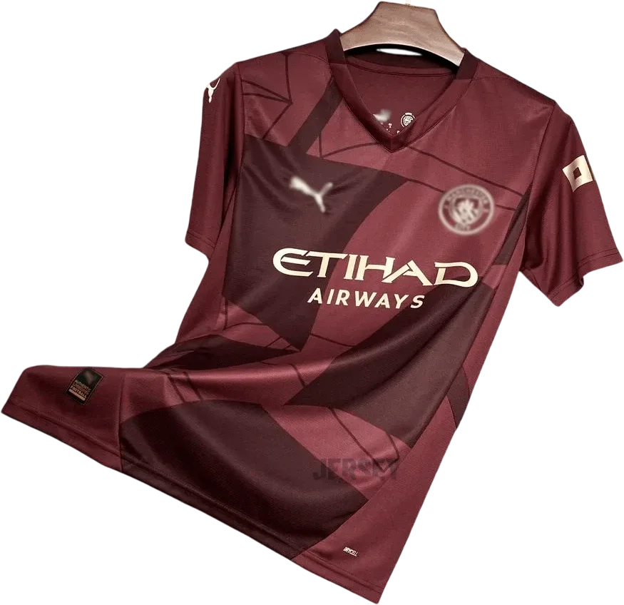 Manchester City Retro-Trikot 2024/25 Ausweich – Vorderseite