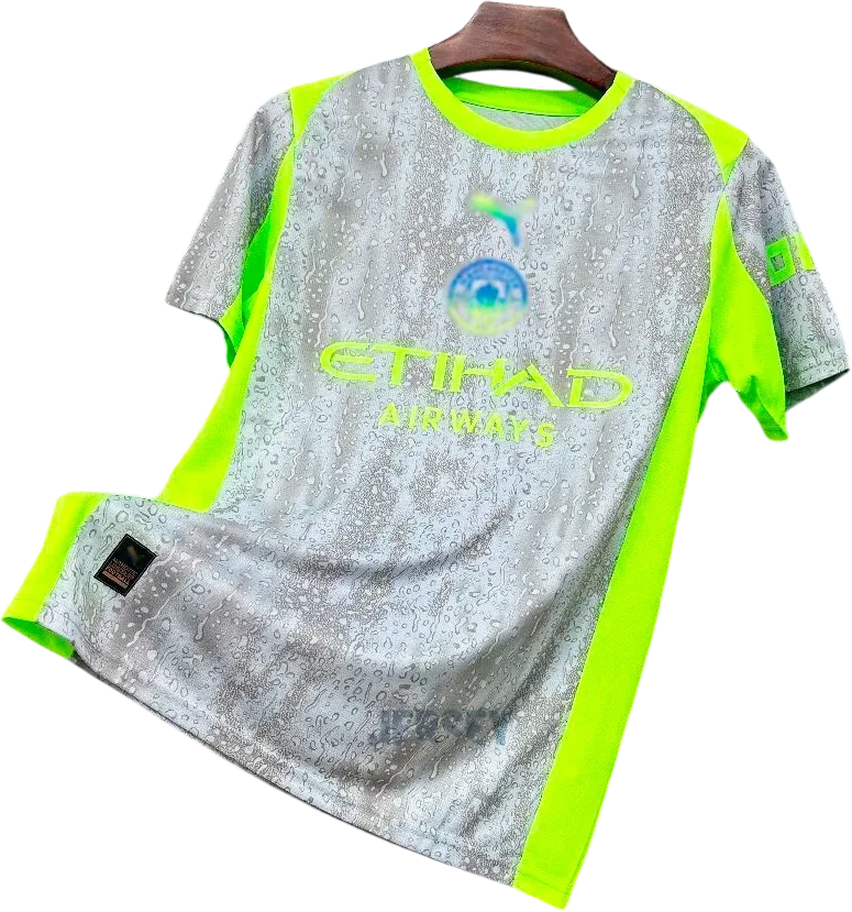 Manchester City Retro-Trikot 2025/26 Ausweich – Vorderseite