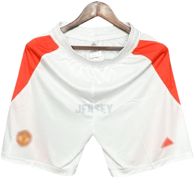 Manchester United Retro-Shorts 2024/25 Heim – Vorderseite