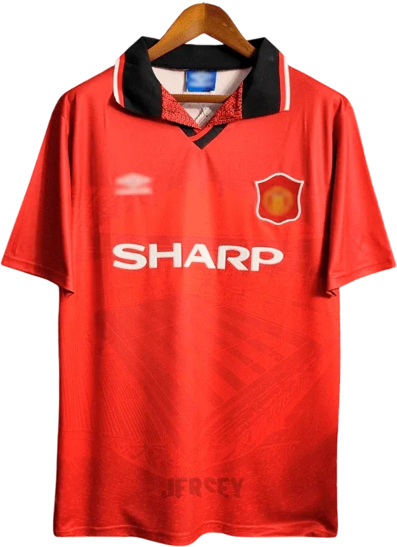 Manchester United Retro-Trikot 1994/95 Heim – Vorderseite