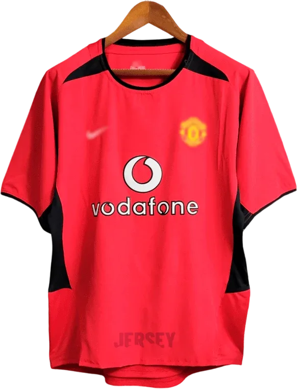 Manchester United Retro-Trikot 2002/03 Heim – Vorderseite