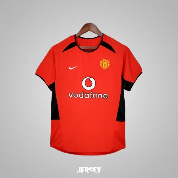 Manchester United Retro-Trikot 2003/04 Heim – Vorderseite