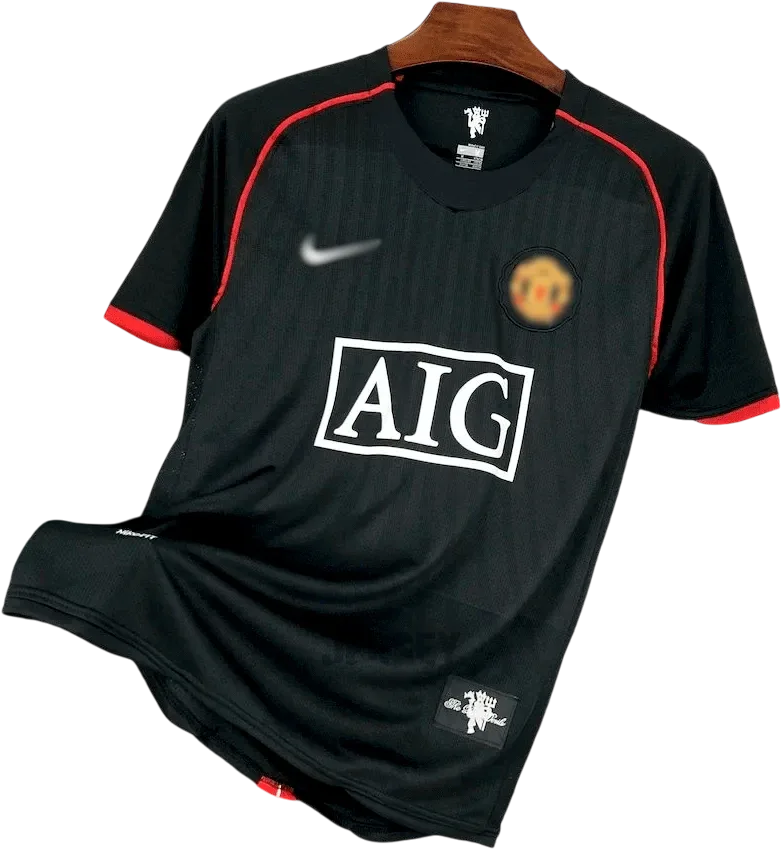 Manchester United Retro-Trikot 2007/08 Auswärts – Vorderseite
