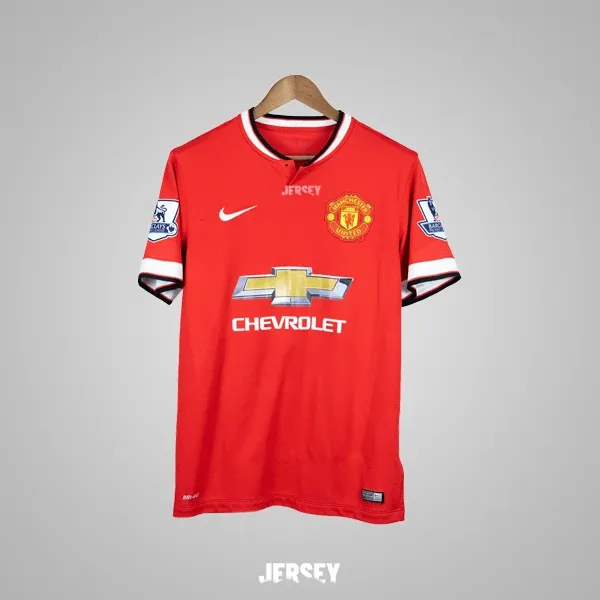 Manchester United Retro-Trikot 2014/15 Heim – Vorderseite
