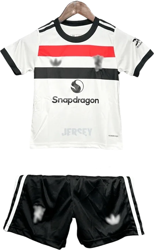 Manchester United Retro-Trikot 2024/25 Torwart Ausweich für Kinder – Vorderseite