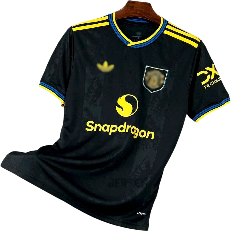 Manchester United Retro-Trikot 2025/26 Ausweich – Vorderseite