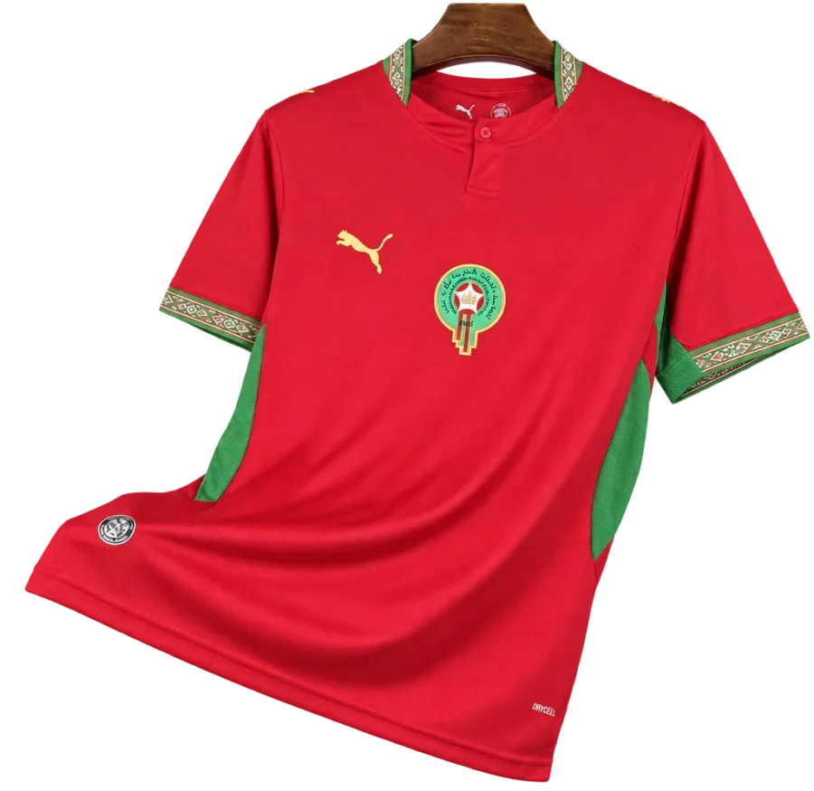 Marokko Retro-Trikot 2026 Heim – Vorderseite