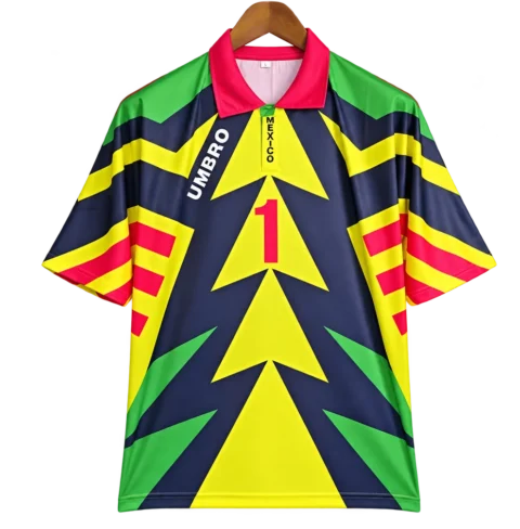 Mexiko Retro-Trikot 1994 Torwart Auswärts