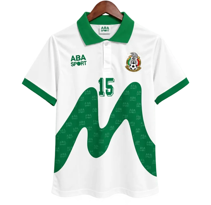Mexiko Retro-Trikot 1995 Auswärts – Vorderseite