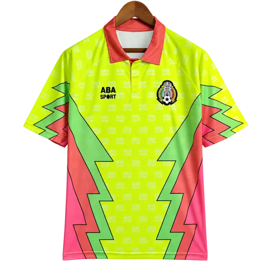 Mexiko Retro-Trikot 1995 Heim – Vorderseite