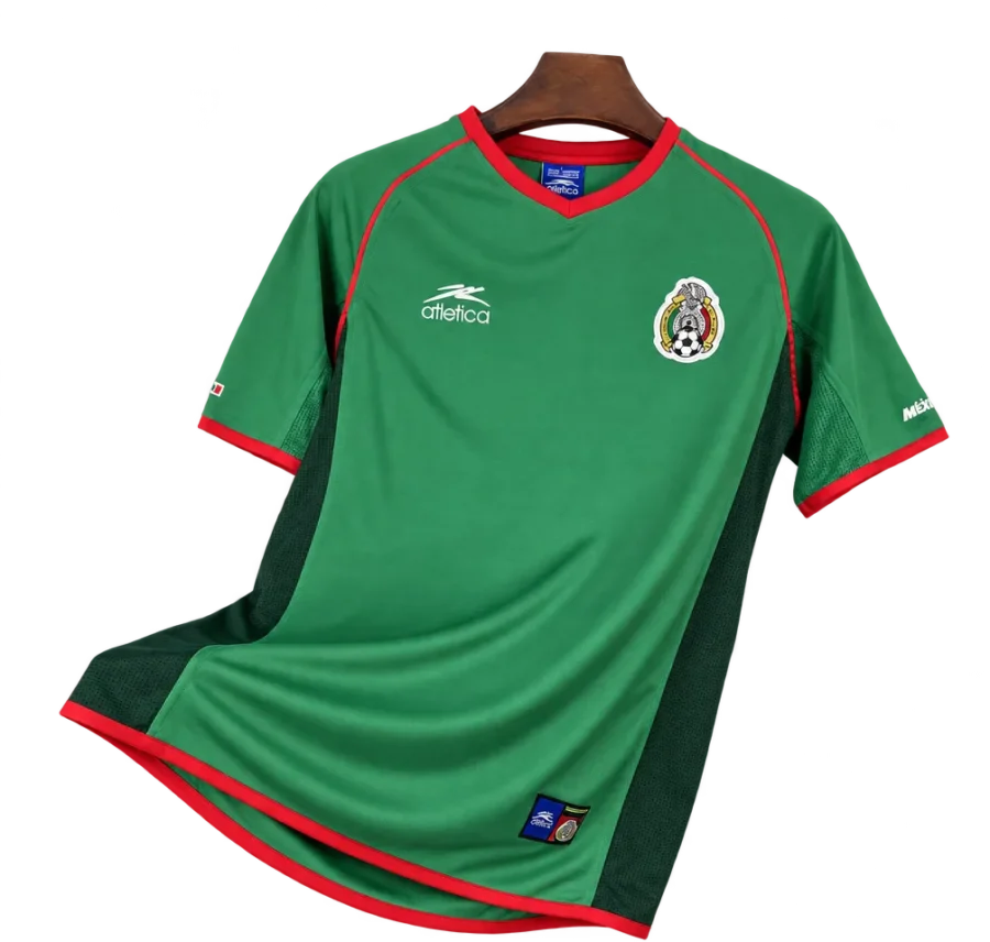 Mexiko Retro-Trikot 2002 Heim – Vorderseite