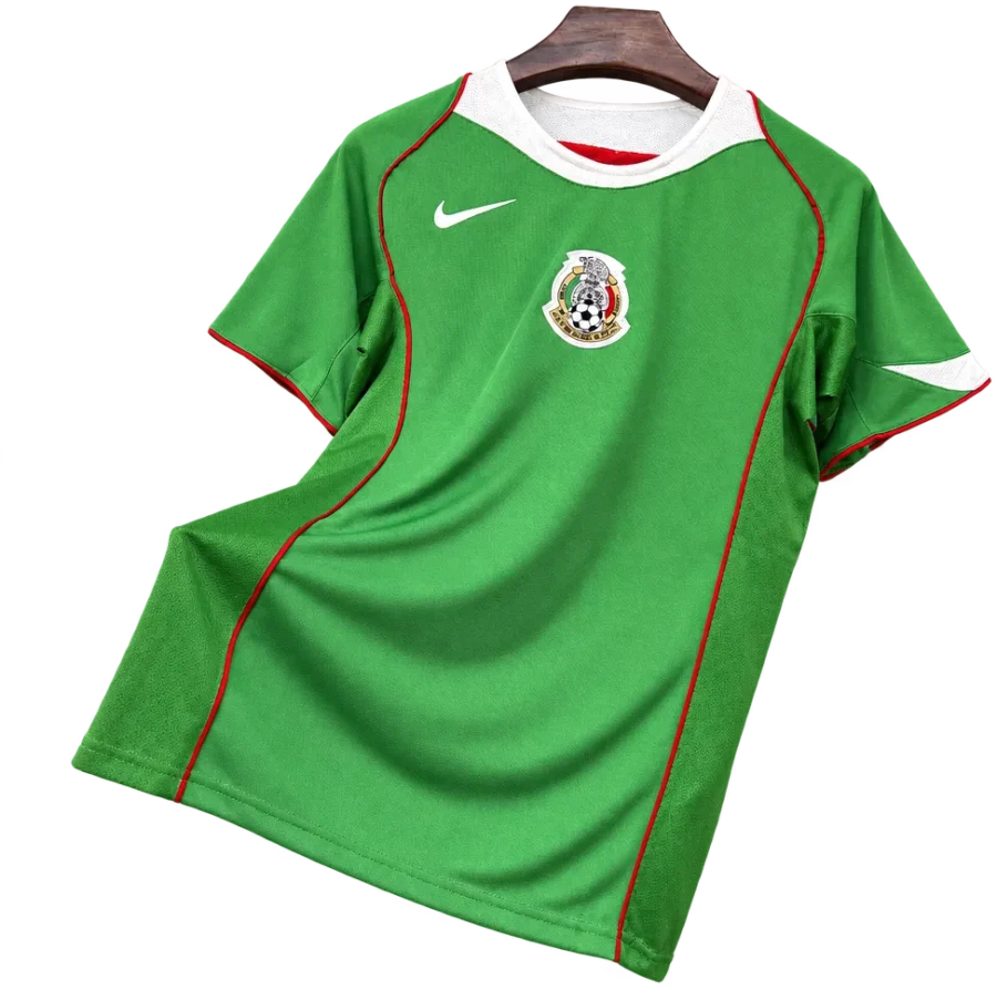 Mexiko Retro-Trikot 2004 Heim – Vorderseite