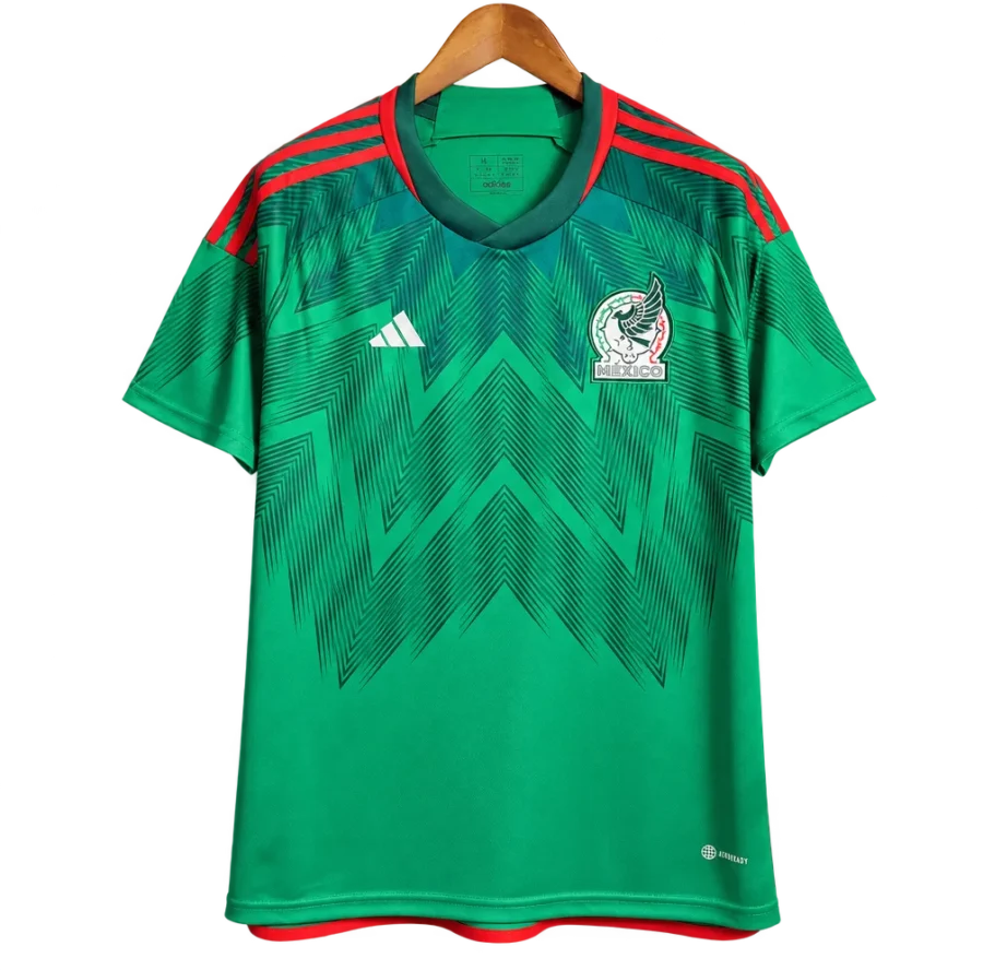 Mexiko Retro-Trikot 2022 Heim – Vorderseite