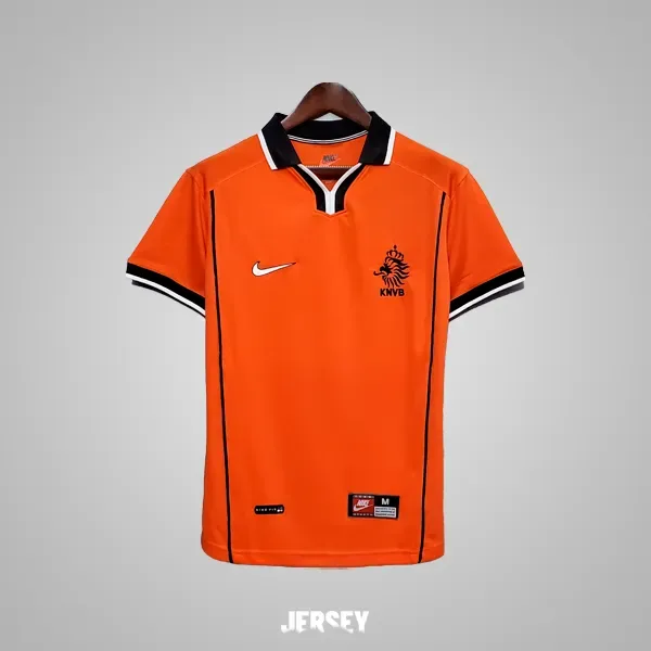 Niederlande Retro-Trikot 1998 Heim – Vorderseite