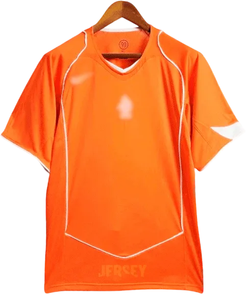 Niederlande Retro-Trikot 2004 Heim – Vorderseite