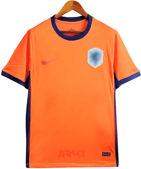 Niederlande Retro-Trikot 2024 Heim – Vorderseite