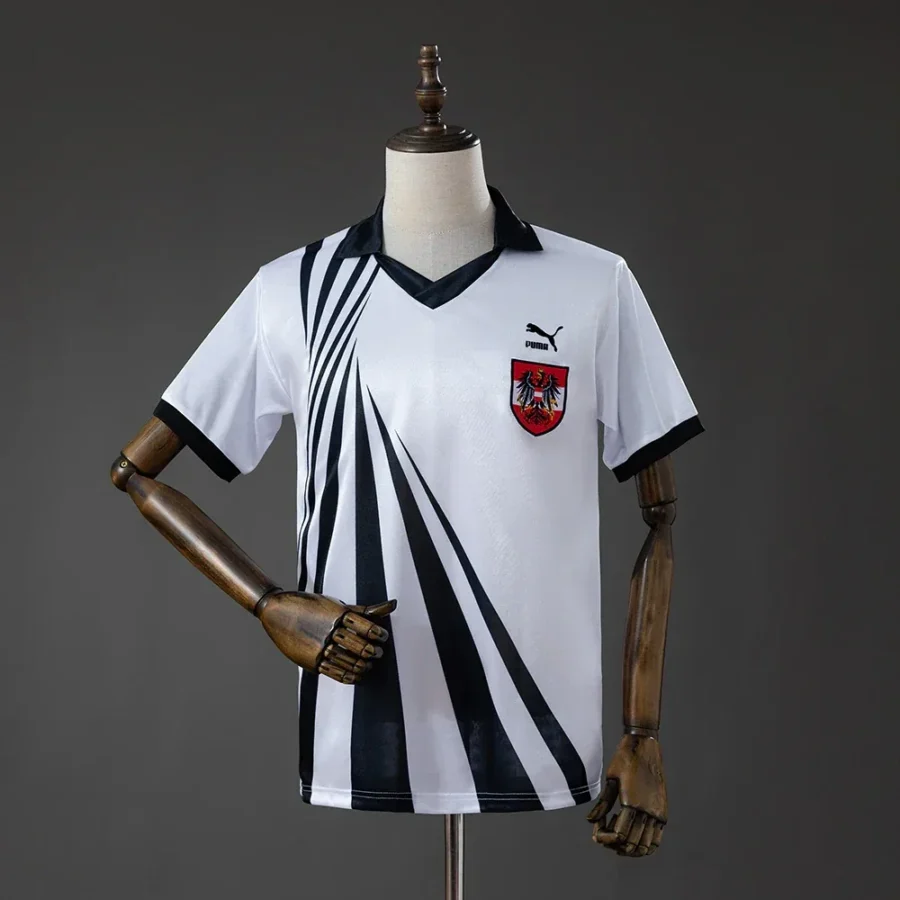 Österreich Retro-Trikot 1990 Heim – Vorderseite
