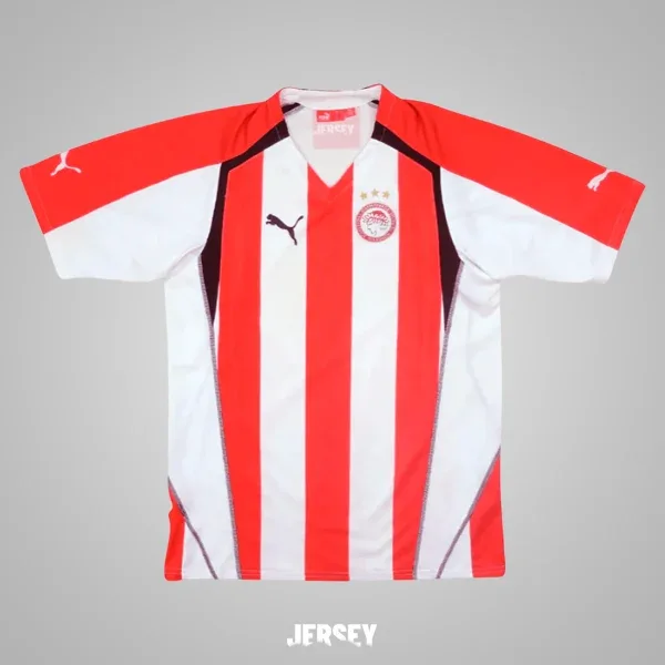 Olympiakos Piräus Retro-Trikot 2005/06 Heim – Vorderseite