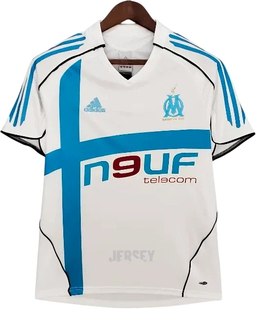 Olympique Marseille Retro-Trikot 2005/06 Heim – Vorderseite