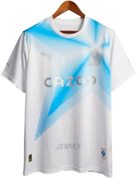 Olympique Marseille Retro-Trikot 2022/23 Sonderedition Jubiläum – Vorderseite