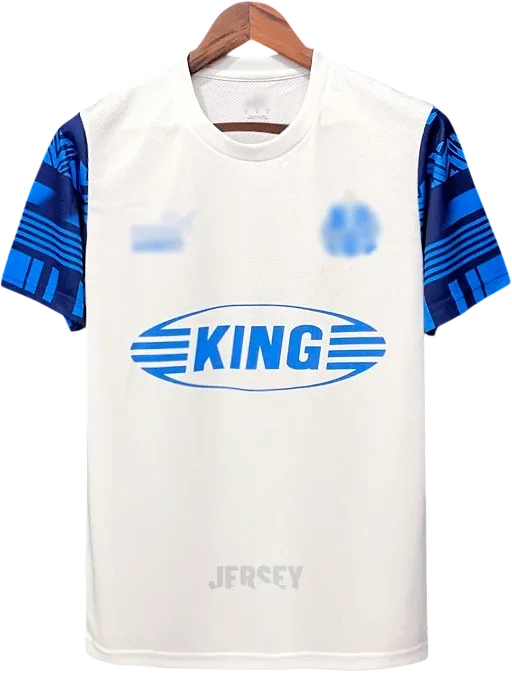 Olympique Marseille Retro-Trikot 2022/23 Training – Vorderseite