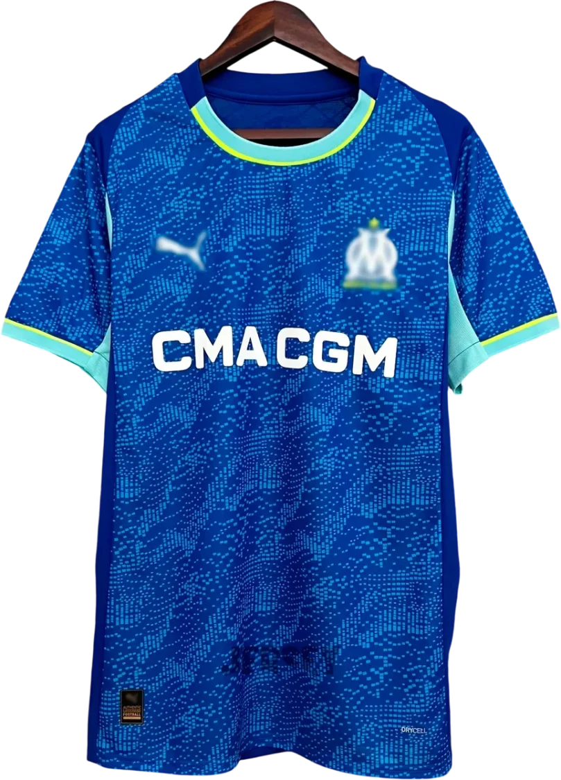 Olympique Marseille Retro-Trikot 2025/26 Ausweich – Vorderseite