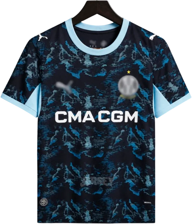 Olympique Marseille Retro-Trikot 2026/27 Auswärts – Vorderseite
