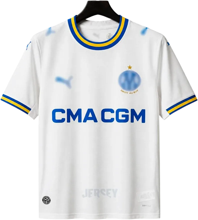 Olympique Marseille Retro-Trikot 2026/27 Heim – Vorderseite
