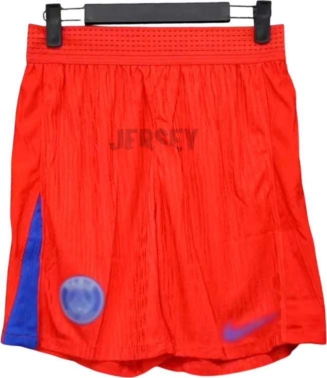 Paris Saint-Germain Retro-Shorts 2025/26 Ausweich – Vorderseite
