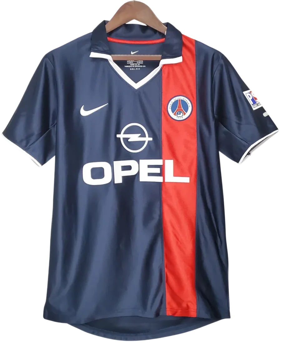 Paris Saint-Germain Retro-Trikot 2001/02 Heim – Vorderseite